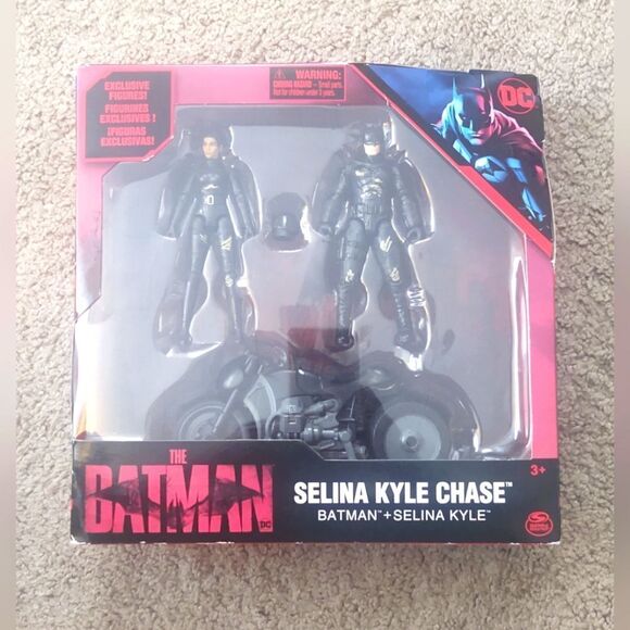 The Batman Selina Kyle Chase Action Figure Set BRAND NEW SEALED BOX - Picture 1 of 4